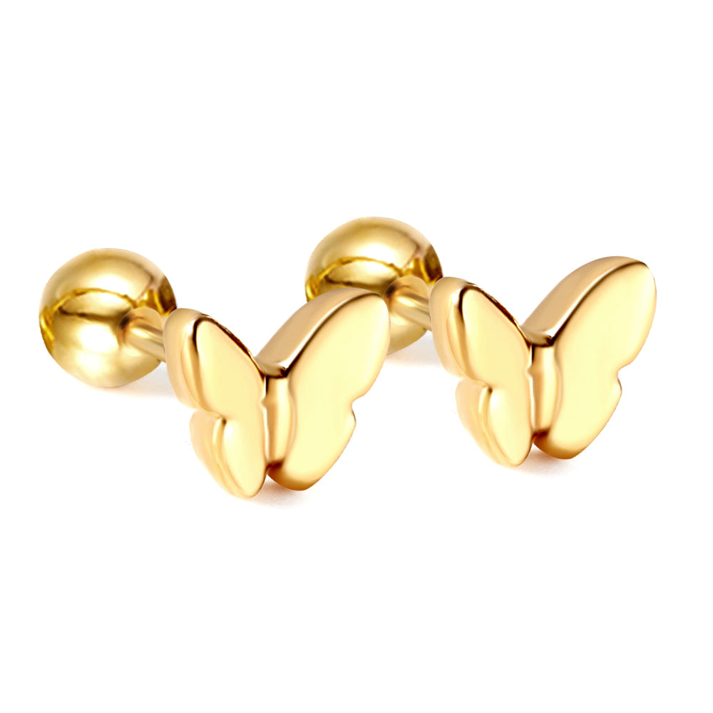 BUTTERFLY GOLD EARRINGS